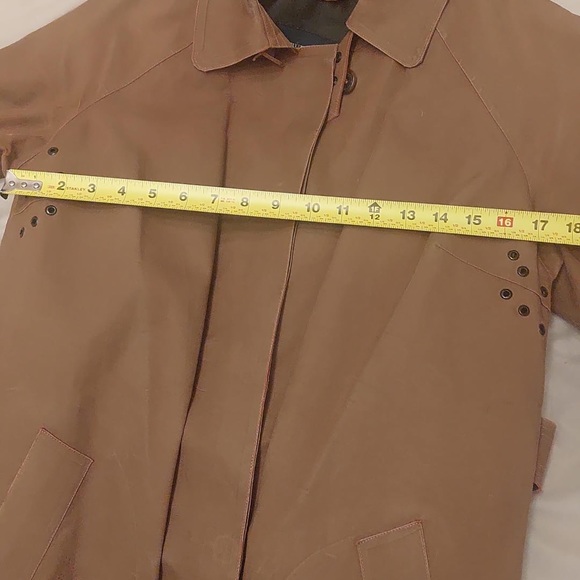 Vintage Burberry waxed coat with wool liner Small - Picture 14 of 16